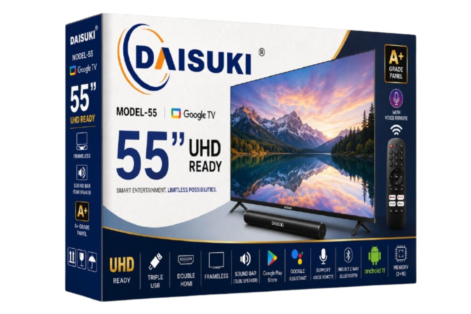 DAISUKI 55 Google Tv