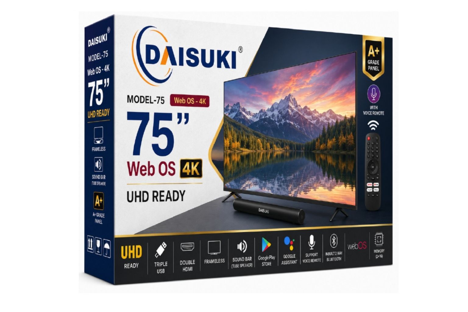 DAISUKI 75 Web Os-4K